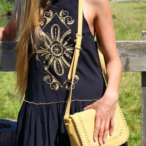 Embroidered Mini Dress Beautiful! - Picture 1 of 11